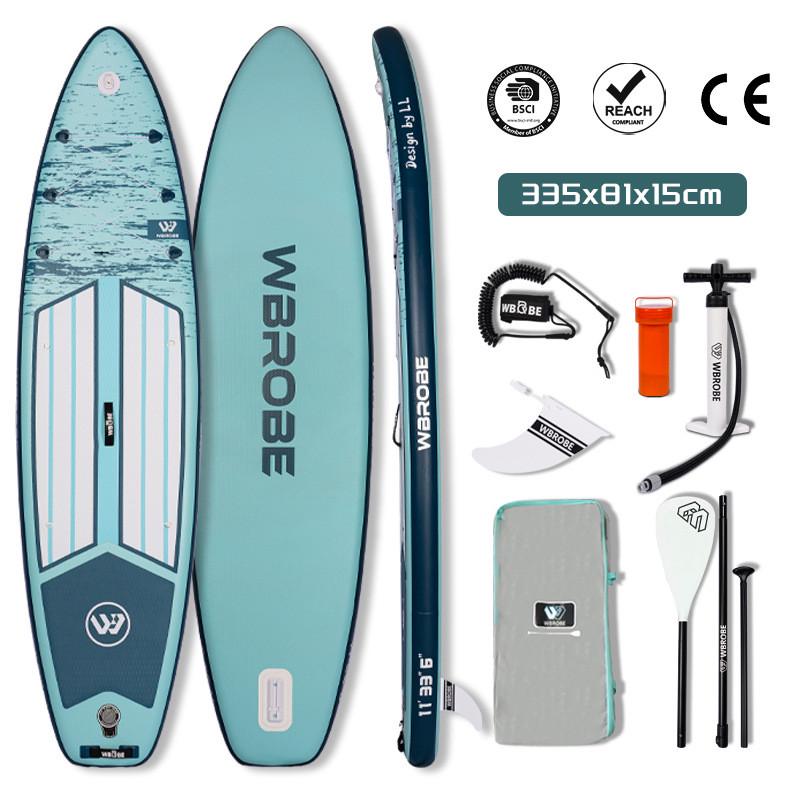 sup充气户外滑板站立式冲浪板竞速浆板漂流水上专业划水桨板