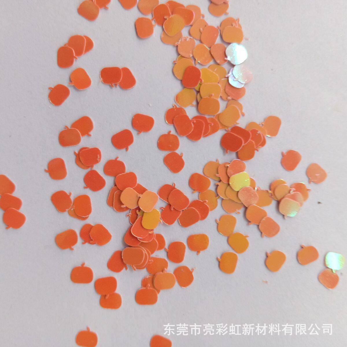万圣节饰品装饰南瓜形亮片5mm15mm幻彩橙红南瓜形亮片流沙闪粉,工业油品/胶粘/化学/实验室用品,金葱粉,淘宝优惠券,粉丝福利购,淘宝优惠卷