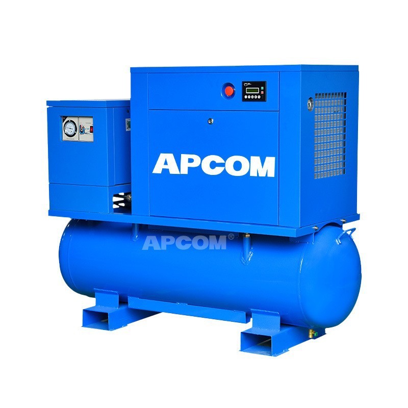 上海一体式激光切割空气压缩机15kw补胎用静音喷漆非螺杆式空压机