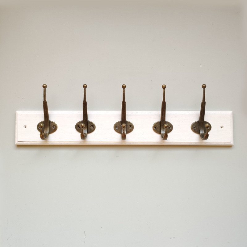 壁挂式挂衣架后置物架排钩挂钩简约复古衣帽钩装饰进门挂衣钩新品