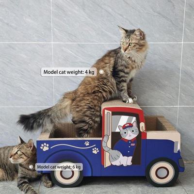 【工厂现货】icle小汽车猫窝客车猫洞绿皮卡车猫窝猫抓板