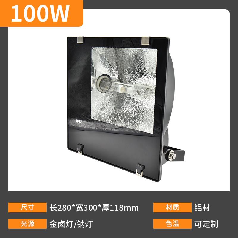 大功率超亮高压钠灯户外防水投光灯广告外墙市电泛光灯金卤体育场