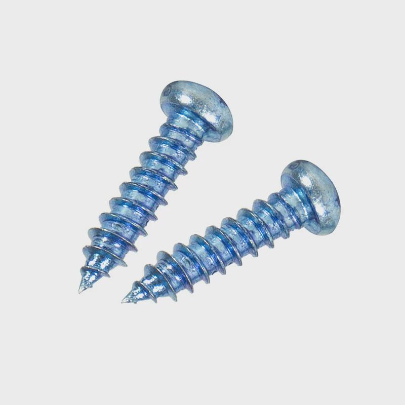 木螺钉镀锌高强度小盘头自攻钉十字螺丝盘头纱窗自攻加硬m3.5螺钉