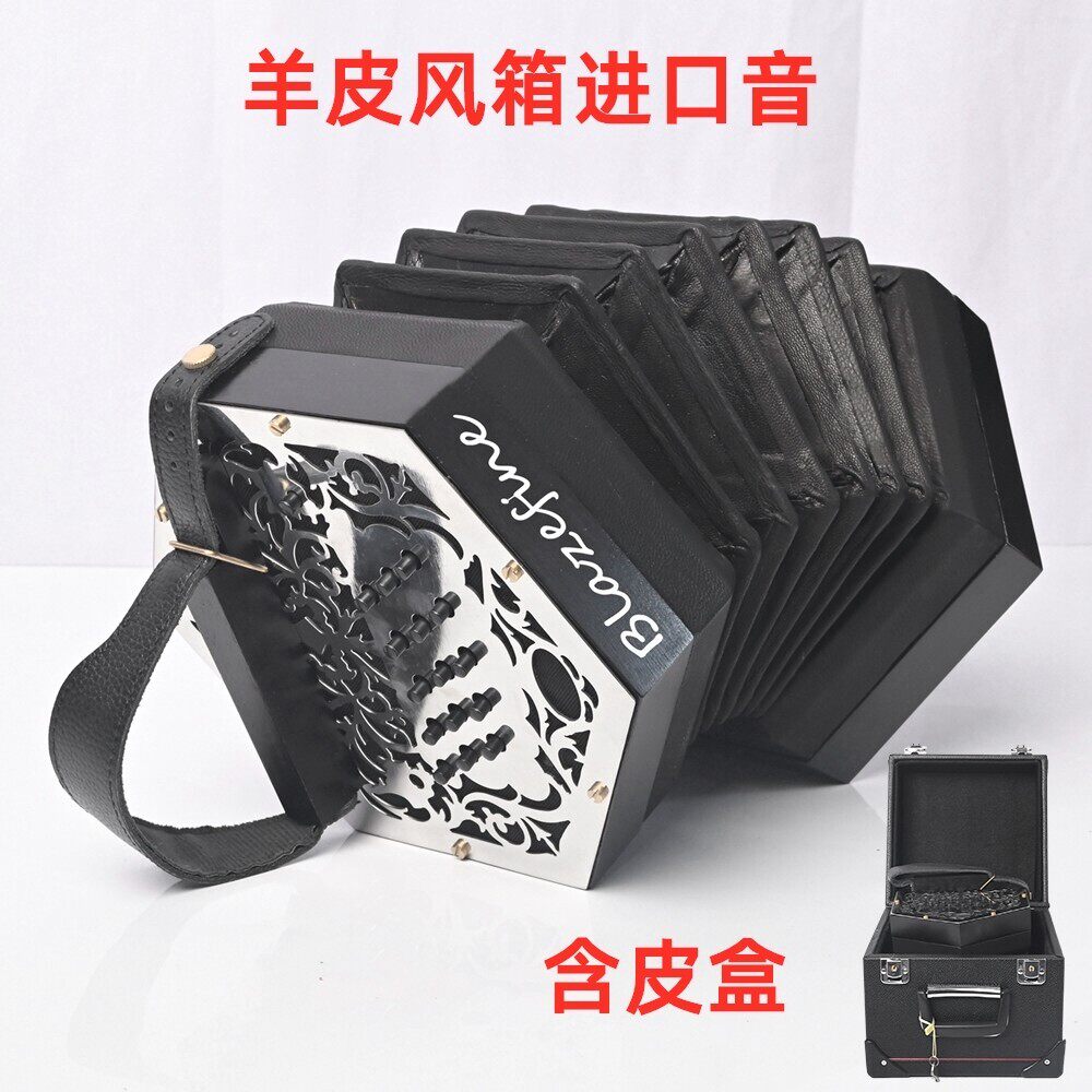 六角手风琴盎格鲁英式六角琴推拉同/异音送教材说明书