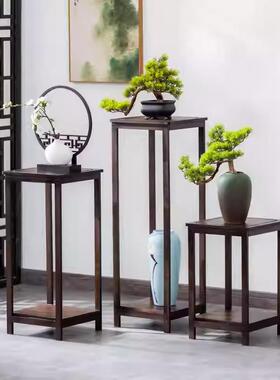 花架楠竹放置架绿萝花盆架子家用摆件展示架室内阳台落地式花几