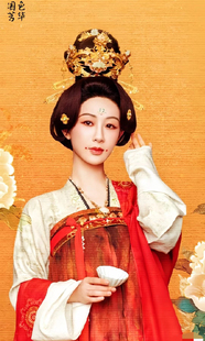 古裝 新款 唐裝 國色芳華影視劇楊紫何惟芳同款 優(yōu)雅淡色系漢服演出服