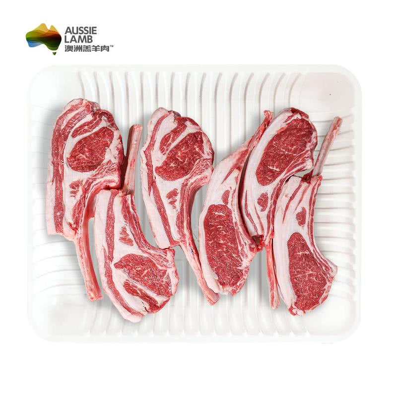 山姆代购 MM 澳洲冰鲜战斧羊排 约600g 进口法式原切汁水丰富