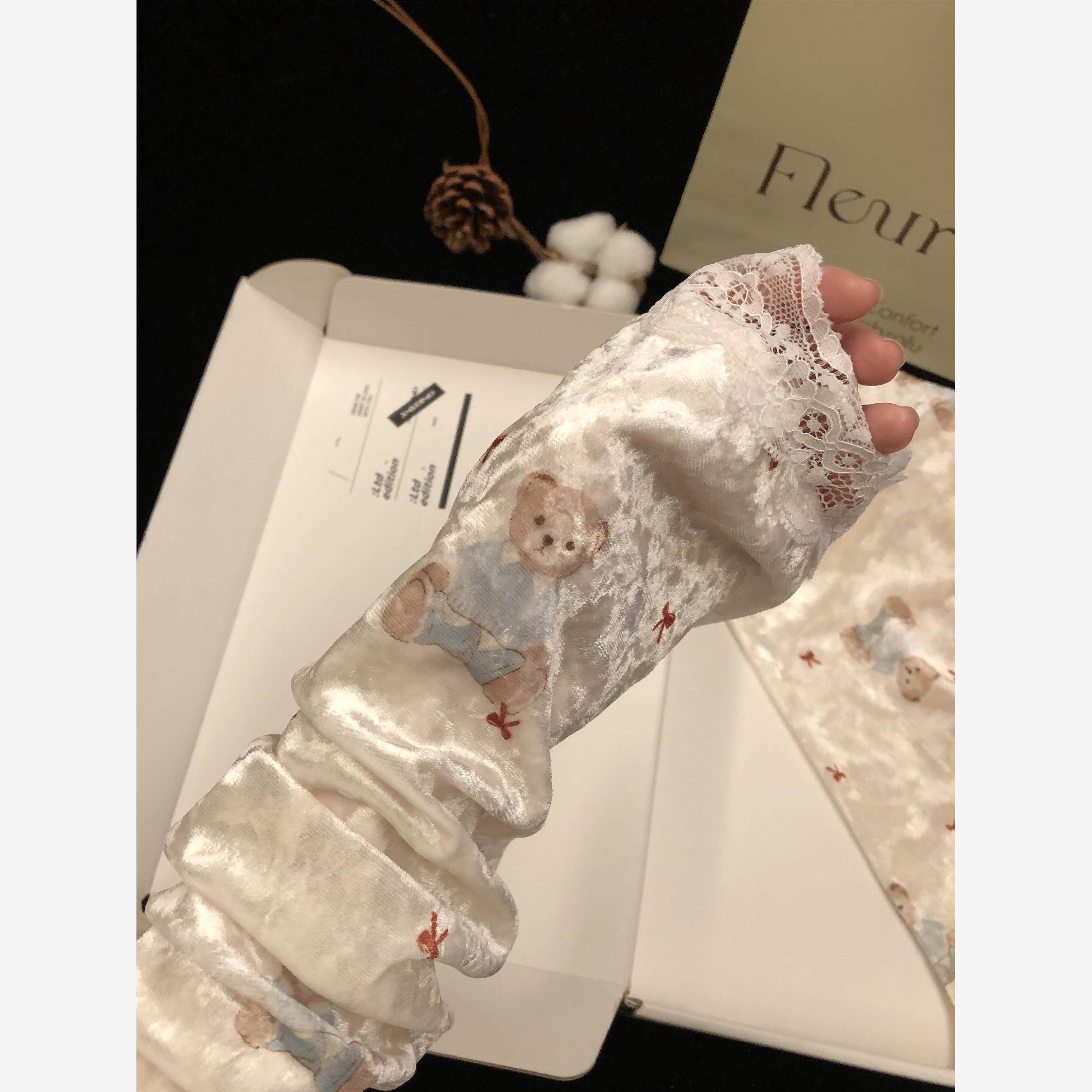 小熊睡衣女性春秋季出门可穿2025网红超热家装时尚西式新睡衣