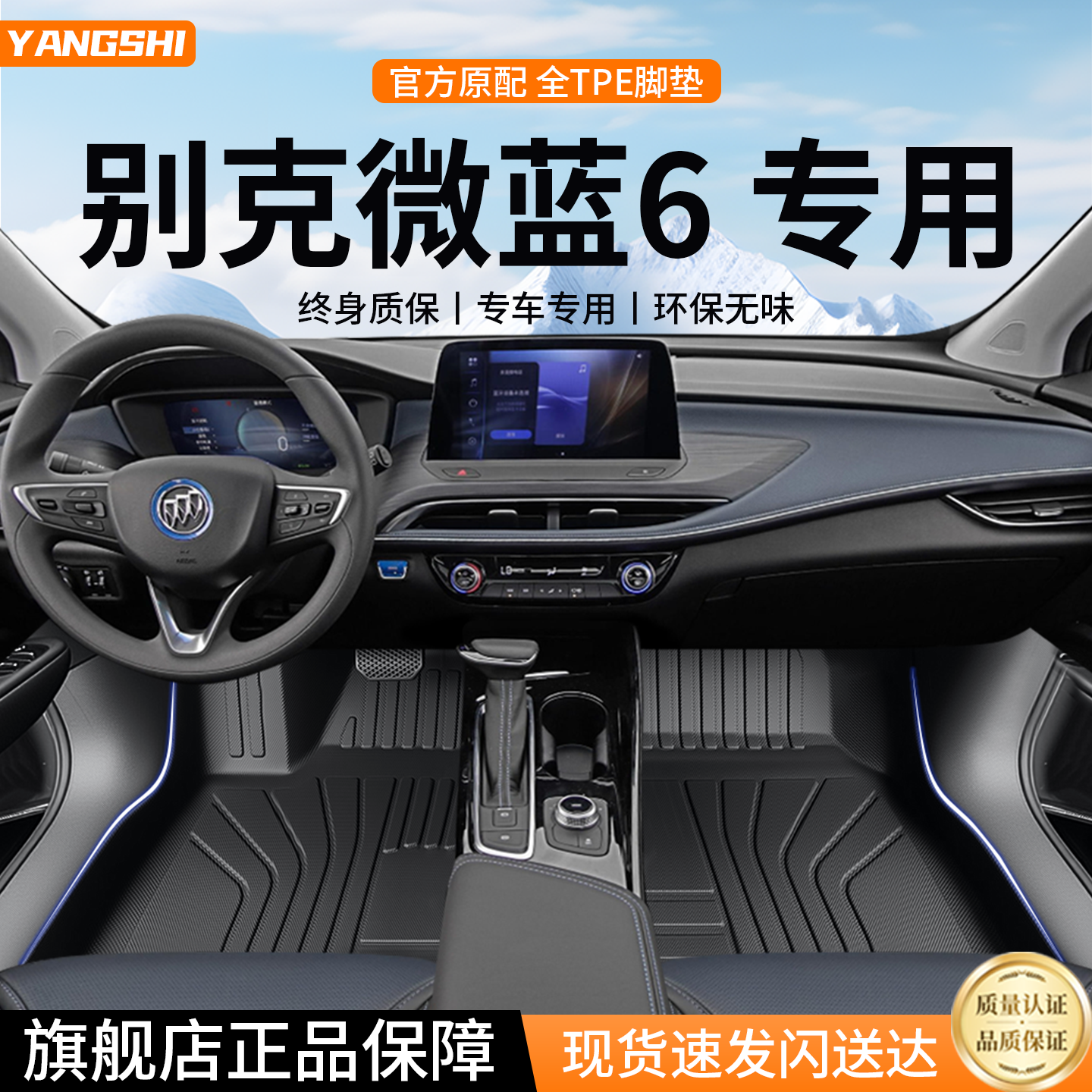 【全网热销N0.1】微蓝6汽车脚垫