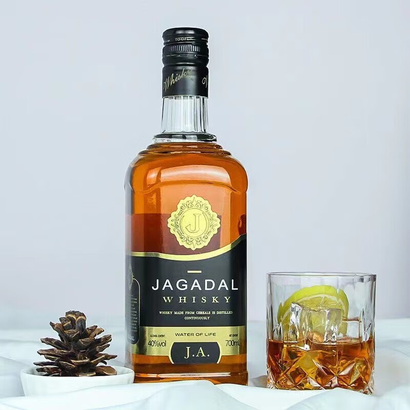 英国原酒进口威士忌酒40度可乐桶洋酒烈酒酒吧调酒鸡尾酒700ml