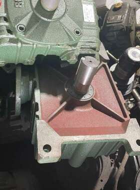 蜗轮减速机型号WPDX 100型 速比1:30。输入内孔24