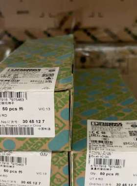 菲尼克斯端子排UT4RD,订货号3045127，单价2元一片