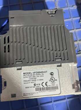 VFD004E43T 台达变频器 0.4KW 380V