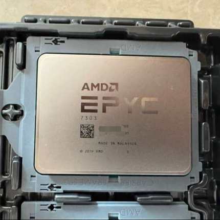 AMD 7303 正式版 CPU  16核32线程 主频2.
