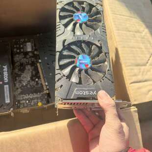 拆机盈通RX570 4g大地之神,成色不错实物拍摄