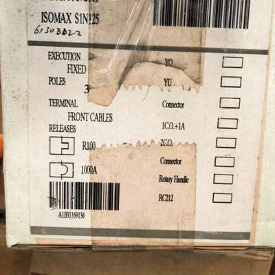 ABB老款S1和S2塑壳断路器各一只。150元一只。运费买家