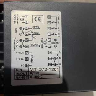 1201 台湾敏泰MTAI D72 全新 000温控表