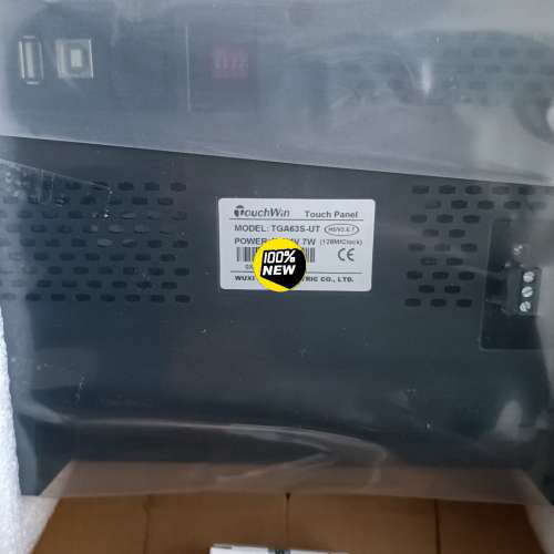 信捷触摸屏TGA63S-UT，2只，全新保内未用上，实拍图。