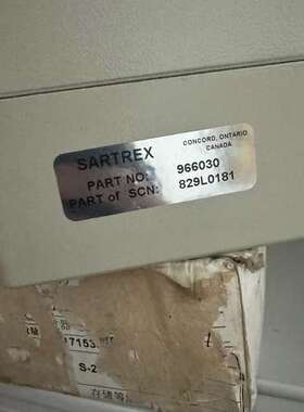 SARTREX 放大器俩 全新控制器 型号966030 82
