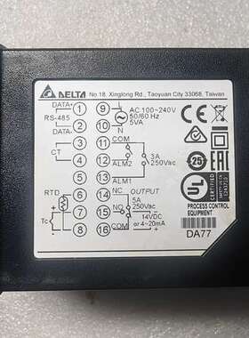 温控器DTA7272V1 二手拆机件 通电情况如图便宜处理
