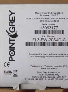 Point Grey灰点FL3-FW-20S4C-C