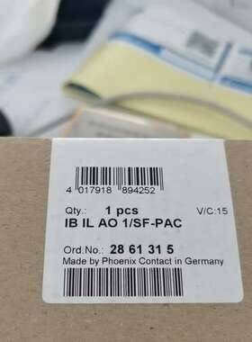 菲尼克斯模块2861315,IB IL AO1/SF-PAC