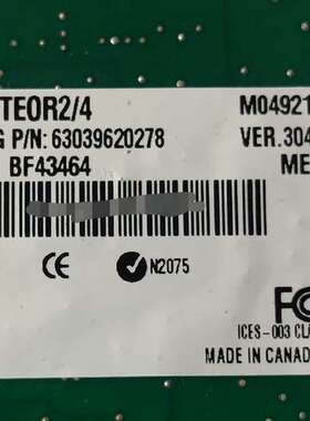 全新迈创采集卡METEOR2/4 63039620278一个