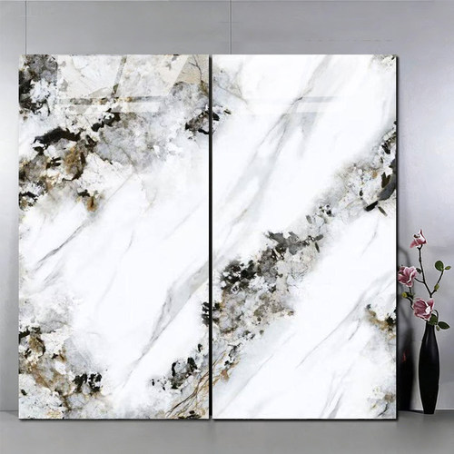 别墅酒店大厅KTV工程定制地板砖750*1500奢石地砖600x1200瓷砖