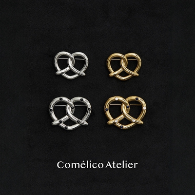 ComelicoAtelier轻奢碱水结胸针