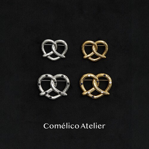 ComelicoAtelier轻奢碱水结胸针