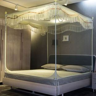 加密婴儿床围 新款 蒙古包蚊帐防摔儿童家用宝宝15米18m床加固加厚