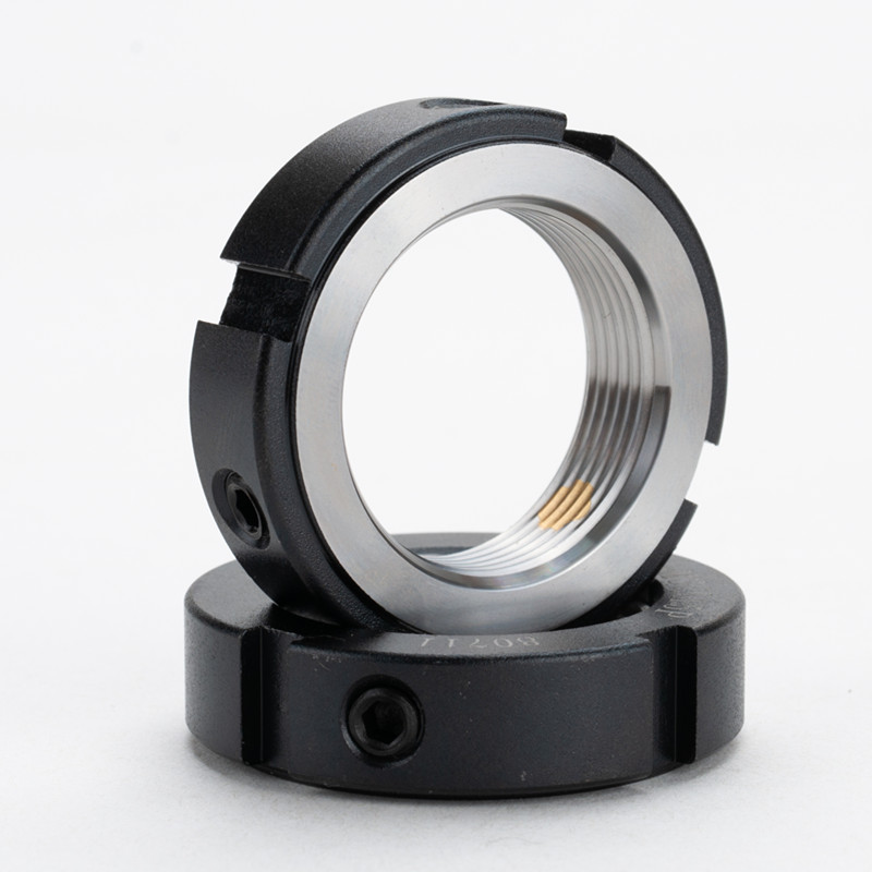 锁紧螺母R-M90*1.5/2.0丝杆径向锁定止退轴承锁母R型圆螺母带铜钉