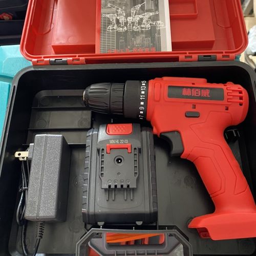 林佰威36充电钻 机头 电池 充电器 夹头 开关 外壳 配件 包邮