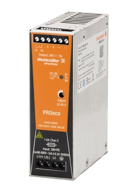 魏德米勒电源PRO ECO 72/120/2z40/480/960W 24V卡导轨式开关电源