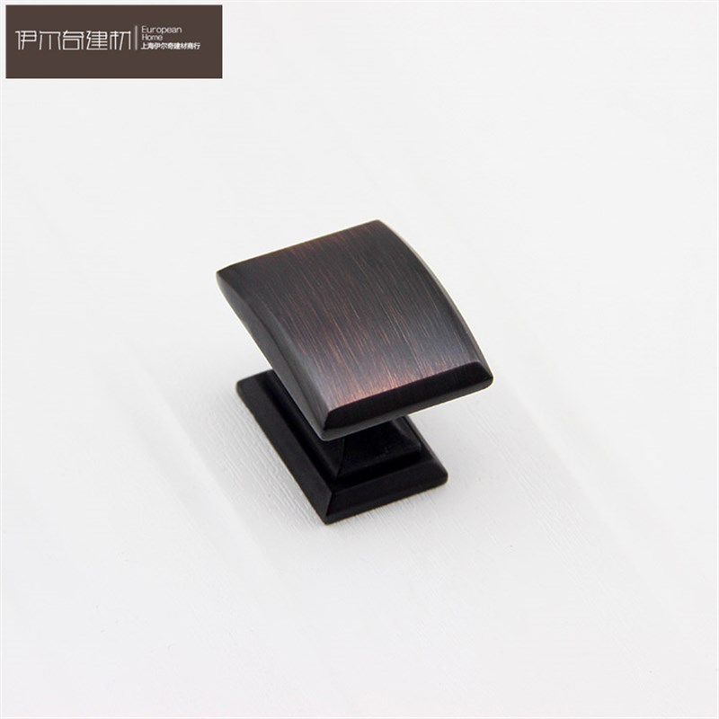 黑色小拉手现代简约欧式美式仿古黑橱柜柜门衣柜把手抽屉仿古拉手