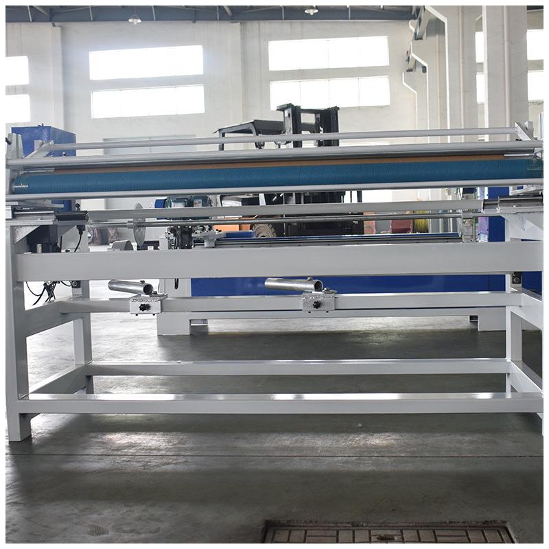 全自直斜纹卷布机整卷布机04体成型稳定打卷动斜纹4度自动卷5机布