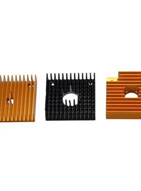 KING直ROON厂家销 m7/8Makerbot挤出机金黑色散热3d片打印k机配件