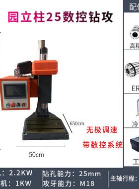 774/924台式自动钻轴机双伺服数控孔钻攻一多体机电动小型钻床