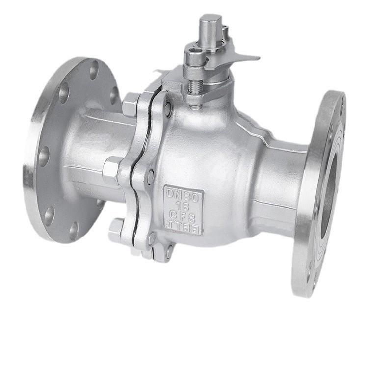 304不锈钢法兰球阀Q451F16P 25IMBP手动2高温蒸汽球阀 DN5 6 80 1