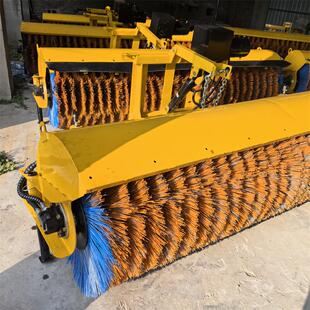 装 清雪铲率.6米宽大型扫雪头车内控制雪扫速3YND度快效高 载机带
