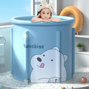 新款 婴儿游泳桶儿童洗澡桶沐浴桶浴盆浴缸家用宝宝大人可折叠泡澡