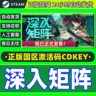 Steam游戏 深入矩阵 Into The Grid PC游戏 国区正版CDK激活码