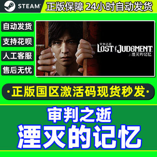steam审判之逝湮灭的记忆 国区CDK Lost Judgment cdkey