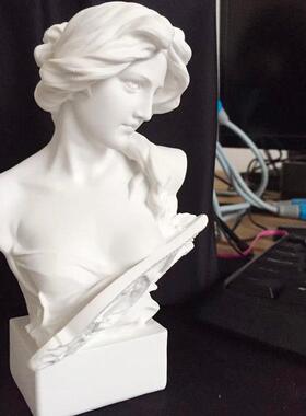 树脂摆饰美术教具绘画素描头像人像雕塑模型家居书房欧式装饰品