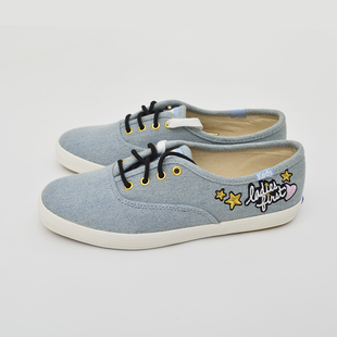 型纯色百搭帆布鞋 Keds K292低帮系带经典 版 WF59373 休闲女鞋