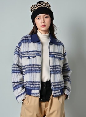 CKA设计师款呢料短外套CKAB0171320N001冬