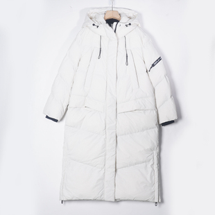 Replay意大利轻奢连帽长款连帽棉服过膝防风休闲加厚面-035