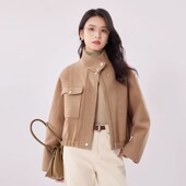 CXXB01234FDY062秋冬款 CXX棉羊毛设计师款 毛呢小外套短款