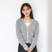 NUP设计师优雅女士针织长衫 NU2024FKN02春