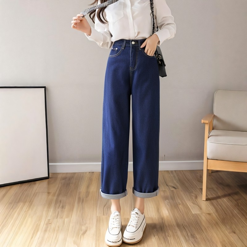 奥莱撤柜BBS设计师款个性百搭牛仔裤阔腿裤BBST04YK251N001春秋,女装/女士精品,牛仔裤,淘宝优惠券,粉丝福利购,淘宝优惠卷